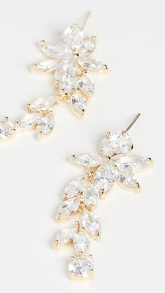 SHASHI Irresistible Earrings | Shopbop Designer Earrings Studs, Pearl Cluster, Gold Branding, Accessories Jewelry Earrings, Pearl Drop Earrings, Pearl Drop, Designer Earrings, Free Jewelry