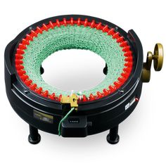 an electric device with red and green lights on it