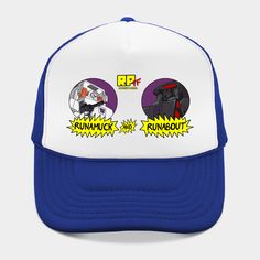 The Decepticon Battlechargers are comprised of the duo of Runamuck and Runabout. This design is inspired by Beavis and Butthead, since the two Decepticons are nitwits. -- Choose from our vast selection of Trucker hats to match with your favorite design to make the perfect custom graphic Hat. Customize your color! For men and women. Beavis And Butthead, The Duo, The Two, Trucker Hats, Trucker Hat, Two By Two, Men And Women, For Men, Hats