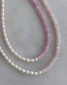 All things sweet & pearl! Choose from two gorgeous hues of pink and purple jade beads, split with real, freshwater pearls. Adjustable 15-17in. Finished off with 14K gold filled materials. Nickel and lead free. Pink Pearl Chain Beaded Necklaces With Round Beads, Purple Single Strand Pearl Necklace, Pink Pearl Chain Beaded Necklace With Round Beads, Pink Pearl Chain Jewelry With Round Beads, Adjustable Purple Pearl Necklace, Pink Pearl Chain Necklace With Round Beads, Pink Beaded Necklaces With Pearl Charm, Pink Round Beads Pearl Necklace For Gift, Pink Pearl Necklace With Round Beads For Gift