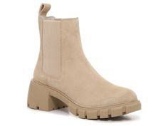 Casual Platform Boots For Spring, Casual Spring Platform Boots, Trendy Spring Boots With Lug Sole, Trendy Platform Boots With Lug Sole For Spring, Trendy Platform Boots With Lug Sole For Fall, Casual Suede Boots With Lug Sole, Casual Suede High Ankle Chelsea Boots, Casual High Ankle Suede Chelsea Boots, Casual Chunky Leather Boots