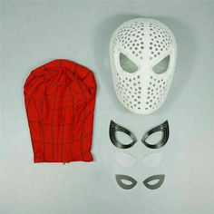 (eBay) Homecoming Spider-Man Mask Spiderman Helmet Halloween Costume Cosplay Props Cool White Halloween Costume Party Sets, Themed White Costume For Cosplay Events, White Themed Costume For Cosplay Events, White Sets For Cosplay Events, White Costume Sets For Cosplay Events, Superhero Masks And Prosthetics For Halloween Costume Party, Superhero Cosplay Costume For Cosplay Events, White Superhero Cosplay Costume For Cosplay Events, White Superhero Cosplay Costume