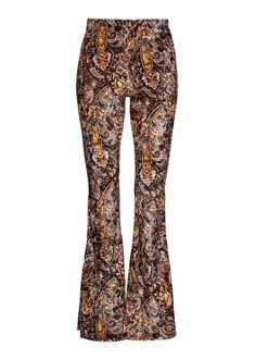 paisley print velvet bell bottoms 70's Aesthetic, Velvet Bell Bottoms, Shaggy Jacket, Tartan Mini Skirt, Rocker Outfit, Leopard Print Jumpsuit, Velvet Flare Pants, Printed Flare Pants, Shoes Illustration