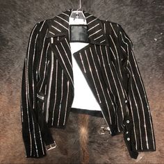 No Tags Brand New Philipp Plein, Suede Jacket, Limited Time, Jackets & Coats, Jackets For Women, Brand New, Tags, Crystals, Leather