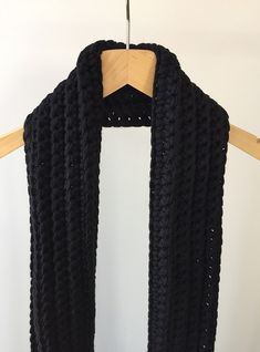 Hand knitted long men scarf, Black scarf Black Winter Scarves, Warm Black Scarves For Cold Weather, Black Winter Scarves For Cold Weather, Warm Black Scarves For Fall, Warm Black Scarf For Fall, Warm Black Winter Scarf, Casual Black Warm Scarves, Casual Warm Black Scarves, Casual Warm Black Scarf