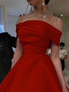 A-Line Evening Gown Elegant Dress Formal Christmas Red Green Dress Floor Length Short Sleeve Illusion Neck Satin with Ruched Beading 2023 2023 - US $135.99