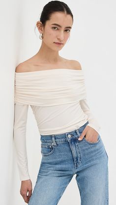 Reformation Florentina Knit Top | Shopbop Reformation Clothing, Night Tops, Fashion Mistakes, Style Mistakes, Latest Outfits, Cool Fabric, White Sweaters, Stay Tuned, Women Crop