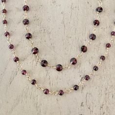 Beautiful garnet beads necklace worn by itself or with cute pendants. Coin Length 16" Extender 2.75" Round Length 28" Garnet is a stone of prosperity and abundance, encouraging gratitude and service to others. It is a deeply spiritual stone also known as the stone of good luck and health. It can help get rid of the negative energies and transform them to positive ones. It's a good gemstone for purification and detoxification. Base Chakra , Heart Chakra.-This information is intended for spiritual Cute Pendants, Service To Others, Base Chakra, Prosperity And Abundance, Garnet Necklace, Coin Necklace, Beads Necklace, Red Garnet, Heart Chakra