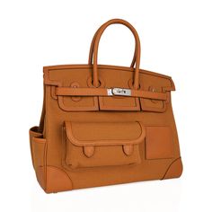 Guaranteed authentic Hermes Cargo Birkin 35 bag featured in golden Sesame.This Hermes limited edition utility Birkin bag is created with Goeland canvas and Swift leather trim. Includes front and rear snap pockets, exterior credit card holder, a removable side cup holder and a pocket at the side gusset. Interior is canv Hermes Cargo, Cargo Birkin, Hermes Limited Edition, Ysl Shoes, Jimmy Choo Sunglasses, Hermes Shoes, Fendi Shoes, Louis Vuitton Shoes, Hermes Bags