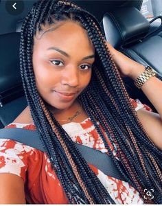 Knotless Box Braids With Highlights, Braids For Thinning Edges, Fro Locs, Box Braids With Highlights, Braid Highlights, Braids With Highlights, Braids With Color, Braids Medium, Box Braids Pictures