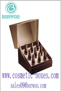 Premium 9-pack cosmetic packaging boxes, using EVA inserts to fix cosmetic bottles and arrange them in a specific form Soap Maker, Cosmetic Bottles, Soap Packaging, Soap Boxes, Packaging Boxes