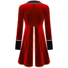 Women Adult Circus Ringmaster Costume Long Sleeve Roleplay Jacket Coat Christmas Halloween Carnival Circus Ringmaster Costume, Circus Ringmaster, Ringmaster Costume, Anne Bonny, Steampunk Coat, Festival Rave Outfit, Pirate Jacket, Christmas Carnival, Steampunk Cosplay