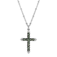 This colorful turquoise seed beaded cross pendant necklace is a beautiful spiritual reminder that you can carry with you. This colorful turquoise seed beaded cross pendant necklace is a beautiful spiritual reminder that you can carry with you. Pendant length: 1.8 in. Chain length: 16 in. with 3-in. extender Clasp: lobster-claw Metal: alloy Plating: silver tone Finish: polished Not appropriate for children 14 years old and younger. Size: One Size. Color: Blue. Gender: female. Age Group: adult. Channel Jewelry, Seed Beaded Necklace, Symbols Of Faith, Bead Cross, Faith Jewelry, 1928 Jewelry, Porcelain Roses, Beaded Cross, Czech Crystal