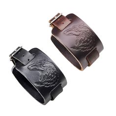 100% High Quality And Brand New Item will arrive with a small blue jewelry bag as free gift Best Present To Choose As Birthday/Anniversary/Wedding/Couples/Holiday Gift Material: Leather&Alloy Color: Black;Brown Length*Width: 1.41"(29cm)*1.57"(4cm) Weight(Kg/oz): 0.029/1.04  Package includes 1pc bracelet 1pc gift bag Metal Alloy Style Bangle Metal Purity Unknown Brand Unbranded Material Faux Leather UPC Does Not Apply Type Bracelet UPC Does Not Apply Punk Rock Wolf Head Wide Leather Men Adjustable Buckle Belt Bracelet Bangle Cuff 100% High Quality And Brand New Item will arrive with a small blue jewelry bag as free gift Best Present To Choose As Birthday/Anniversary/Wedding/Couples/Holiday Gift Material: Leather&Alloy Color: Black;Brown Length*Width: 1.41"(29cm)*1.57"(4cm) Weight(Kg/oz): 0. Wrist Strap Bracelet Jewelry Gift, Bracelet Wristlet With Wrist Strap For Gifts, Wristlet Bracelet With Wrist Strap Gift, Silver Bracelet With Wrist Strap As Gift, Brown Jewelry With Wrist Strap For Gift, Cuff Bracelets With Wrist Strap For Gift, Cuff Bracelet Gift, Cuff Wristband With Bracelet Strap Gift, Adjustable Cuff Wristband As Gift