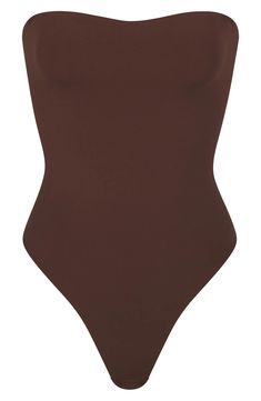 SKIMS Fits Everybody Strapless Bodysuit | Nordstrom Strapless Bodysuit, Spring Sale, Soft Fabric, Double Layer, Soft Fabrics, Nordstrom, Elastic, Fabric