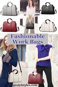 An affordable, simply classic handbag for today's professional woman on the go in mind! These classy handbags for women's work styles are a must-have handbag. Bring a touch of classy style to your everyday look and work look with this versatile handbag. Switch up your look and project classic style when you carry this satchel handbag for women's work fashion. Beautiful handbags for women's professional look and professional attire. #fashion #womensaccessories #womensbag #casualbags Ladies Work Outfits, Women's Work Fashion, Classy Handbags, Ladies Bags, Classic Handbags, Classy Fashion, Classy Style