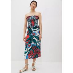 Color Is Red Motif. Great Tropical Vibe. Two Pieces Set. Both Are Included. Top And Skirt. Please See The Measurements Above. Xs 2496, 2495, 2440, 2056 S 2053, 2054, 2055 Red Summer Dress With Relaxed Fit, Red Midi Dress For Spring, Casual Red Long Dress, Red Midi-length Summer Bottoms, Red Midi Length Bottoms For Summer, Peplum Wrap Top, Matching Top And Skirt, Crop Top Set, Anthropologie Skirt