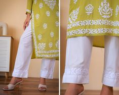 Fabric : Modal Cotton Style : Straight Pant Occasions : Casual Wear, Office Wear, Party Wear Price Includes : 1 Modal Pant Garment Care : Hand Wash Only Waistband : Elasticated Length : 35-36 Inches Waist : Fits 28-42 Inches White Cotton Pant Set With Printed Motifs, Fitted Cotton Sets With Straight Pants, Cotton Chikankari Embroidery Straight Kurta Bottoms, Fitted Cotton Pant Set With Resham Embroidery, Casual Cotton Sets With Chikankari Embroidery, Casual Cotton Chikankari Embroidery Sets, Summer Cotton Pant Set With Chikankari Embroidery, Cotton Straight Kurta Bottoms For Festive Season, Festive Cotton Straight Kurta Bottoms