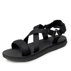 • Upper Material: Cotton Fabric• Style: Rome• Sandal Type: Gladiator• Pattern Type: Solid• Outsole Material: Polyurethane• Occasion: Casual• Lining Material: Synthetic• Insole Material: Polyurethane• Fit: Fits true to size, take your normal size• Fashion Element: Shallow• Closure Type: Hook & Loop• Weight: 3 oz• He Plus Size Beach, Men Sandals, Brand Name Shoes, Brand Collaboration, Slingback Sandal, Sandal Fashion, Black 7, Mens Sandals, Sandals Summer