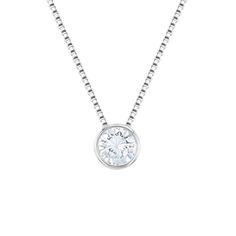 Take a look at this stunning round pendant necklace for fashionable teen girls. This gorgeous neckless features a round 8mm clear cubic zirconia stone at the center. Made entirely from a 925 sterling silver, this beautiful pendant comes with a built in 16" matching chain. A classic and delicate chain necklace that any girl would love to add to their collection. A gift box is included with your purchase for easy gifting. Age Group: Sparkling Gift For Preteens & Teen Girls; Safe for Sensitive Skin Cubic Zirconia Necklace With Round Stone, Diamond White Solitaire Necklace With Cubic Zirconia, Sterling Silver Solitaire Necklace, Cubic Zirconia Necklace With Vvs Clarity And Round Stone, Cubic Zirconia Round Necklace, Diamond White Solitaire Necklace In Cubic Zirconia, Solitaire Cubic Zirconia Necklace In Diamond White, Sterling Silver Round Solitaire Necklace, White Solitaire Necklace With Round Pendant