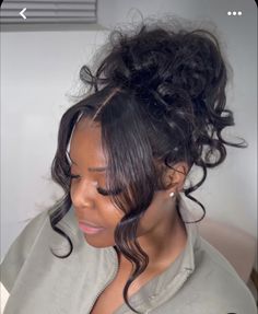 Black Women Updo Hairstyles, Black Bridesmaids Hairstyles, Weave Ponytail Hairstyles, 13x4 Lace Front Wig, Ponytail Hairstyle