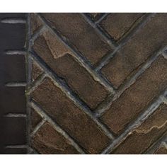 Herringbone Majestic Brick Refractory Panels for Fortress See-Through Gas Fireplace Herringbone Brick, Direct Vent Gas Fireplace, Refractory Brick, Indoor Outdoor Fireplaces, Masonry Fireplace, Brick Paneling, Brick Design, Brick Fireplace, Wood Burning Stove