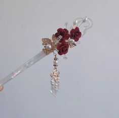 Red Flowers Japan Jade Hair Stick, Vintage Acetic Acid Hair Pin Hair Fork, Pearl Tassel Hair Fork, Wedding Gift Hair Jewelry for Women It's not really Jade Suitable accasions: Handmade acetic jade hairpins are great for wedding, parties, gifting or casual wearing.The vintage hair pins are pretty and deeply impressed with simple elegant design. Perfect gift: A great gift for you or your lovers, friends, family, like birthday, mother's day, Saint Valentine's Day etc. They will love it so much About shipping: Hairpin is handmade, it takes 3-7 days to make, hope you can understand Vintage Hair Pins, Pin Hair, Hair Fork, Acetic Acid, Saint Valentine, Hair Stick, Vintage Hair, Wedding Parties, Simple Elegant