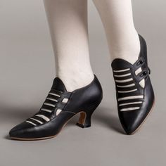 Do you have a witch itch that needs scratching? We have the perfect shoes for you! If you yearn to live in music and a flash of color, the Endora Victorian Witch shoes offer incredible styling, a perfectly-balanced and curvaceous French heel, and adjustable button closure for your unique fit. Reproduced based on an original 1890s example in the Shoe Icons collection, Endoras are sure to turn heads. Wear them with anything 1890s through 1925, with Lolita, Gothic, and Very Dark Academia fashion, o Victorian Witch, Dress Reference, Walking Gear, American Duchess, Victorian Shoes, Victorian Boots, Witch Shoes, Historical Dress, Dance Boots