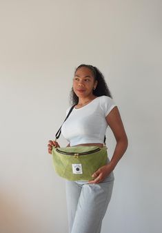 The green XL corduroy bum bag has a practical size and offers enough space for all the important things in everyday life. Thanks to its baguette shape, the bag does not constantly slip and allows freedom of movement. It is made of a pleasant, soft material that is nevertheless stable and durable, which ensures the longevity of the bag. The bag can be carried in different ways thanks to the easily adjustable strap. It offers enough space for essential items such as keys, cell phone or a water bot Belt Bag For Women, Green Crossbody Bag, Banana Bag, Essential Items, Bum Bag, Bag For Women, Bag Shoulder, Soft Material, Belt Bag