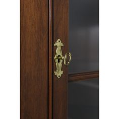 an open door with a handle on it