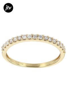 Park Avenue Collection�� 0.25ctw round white diamond, 14k yellow gold band ring. Measures approximately 13/16"L x 1/16"W and is sizeable. Wedding Bands Women, Gold Wedding Bands Women, Gold Wedding Bands, Gold Band Ring, Park Avenue, Gold Wedding Band, Gold Band, Gold Bands, White Diamond