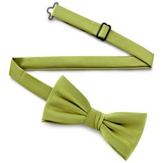 * Sleek satin finish
 * Pre-tied for convenience
 * Size-adjustable strap Spring Formal Bow Tie With Satin Bow, Classic Green Tie With Satin Bow, Elegant Bow Tie Suit And Tie Accessories For Spring, Elegant Bow Tie Suit Accessories For Spring, Spring Green Formal Tie, Formal Green Spring Tie, Spring Formal Green Tie, Spring Formal Satin Bow Tie, Classic Green Bow Tie With Satin Bow