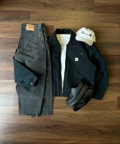 Sports Casual Men, Female Carhartt Outfit, Vintage Fits Men, Trendy Outfits Men, Carhartt Outfits, Carhartt Outfit, Rockstar Fashion, Cool Music, Popular Clothing