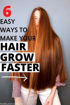 Best Ways to Actually Make Your Hair Grow Hair Grow Oil, Grow Natural Hair Faster, Hair Grow Faster, Hair Growing Tips