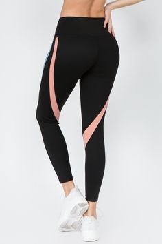 The perfect legging for your next spin class, keep motivated wearing this high-rise legging with its sporty design and 4-way stretch fabric that moves with you! High rise elasticized waistband features hidden pocket for loose items Curved striped detail throughout Fits like a glove 4-way stretch for a move with you feel Moisture wick fabric Full length design 83% Nylon, 17% Spandex Hand Wash Cold, Do Not Bleach, Tumble Dry Low Measurements:Small: Waist 25-28", Hips 33-36", Thigh 17.5", Inseam 27.5" Medium: Waist 27-30", Hips 35-38', Thigh 19", Inseam 28"Large: Waist 29-32", Hips 37-40", Thigh 19.5", Inseam 28.5" Model StatsHEIGHT: 5'7"BUST: 32BWAIST: 24HIPS: 36 Keep Motivated, Perfect Leggings, Dusty Mauve, Sporty Design, Spin Class, Active Leggings, Hidden Pocket, 4 Way Stretch Fabric, High Rise Leggings