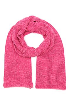 Zip or unzip this wool-kissed scarf to wear it looped as an infinity scarf or left long to wrap around your neck. 9" x 80" 70% acrylic, 30% wool Machine wash, dry flat Imported Trendy Pink Scarf For Fall, Trendy Pink Scarves For Fall, Pink Knitted Fall Scarf, Concert Looks, Flip Flop Slippers, Baby Boy Shoes, Beaded Trim, Sweaters And Leggings, Kurt Geiger