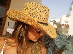 "Hats for women, bohemian hats, boho hats, cowgirl hats, straw cowboy hat, stetson hats, cowboy hats, straw hat, sun hat, buy online cowboy hats for women, sun hats, beach hats, custom hats & personalized hats for women. Jewelry & fashion accessories, original designs by kekugi. Best gift ideas !! This Stylish cowboy hat is accented with a black lace cord This hat is soft yet supple, making it light to wear yet durable to last for years. These womens hats are perfect for any summer activ Wide Brim Fitted Hat For Beach Season, Fitted Wide Brim Hat For Beach Season, Fitted Straw Hats For Rodeo, Western Fedora Sun Hat, Western Wide Brim Straw Hat For Ranch, Western Style Fitted Fedora Sun Hat, Fitted Wide Brim Straw Hat For Rodeo, Beige Straw Hat For Western-themed Summer Events, Fitted Brown Straw Hat For Vacation