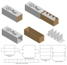 the instructions for how to make a cardboard box with two sides and one side cut out