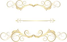 a set of ornate gold frames and dividers