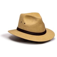 Our Saint Martin Cotton Fedora fuses the classic character of the fedora with the rugged functionality of a cotton safari hat. This unique cotton fedora offers all-day comfort and sun protection, and it's available in a neutral light brown. With its classic style and aesthetic versatility, this Saint Martin option pairs well with a wide variety of casual outfits. When you're spending most of your time outdoors, you need a hat that can keep up. The Saint Martin Safari Hat features a durable cotton and satin construction with a 2-1/4" brim for adequate shade provision. If you need a casual hat you can use for long days outdoors and an evening on the town, the Saint Martin Cotton Fedora could be your head's new best friend. A Sleek, Sturdy Cotton Fedora With Unique Features This versatile cot Safari Style Brimmed Travel Hat, Travel Fedora With Upf 50+ In Brown, Outdoor Safari Fedora With Curved Brim, Safari Fedora With Adjustable Fit For Outdoor, Curved Brim Safari Fedora For Travel, Brown Brimmed Fedora With Upf 50+, Safari Style Fedora With Curved Brim For Travel, Safari Style Fedora With Short Brim For Outdoor, Safari Style Brimmed Fedora For Outdoor