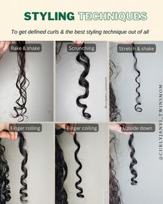 All Posts • Instagram Scrunch Hair Tutorial, Finger Coiling, Stretching Hair, Curly Hair Advice, Natural Curly Hair Care, Healthy Curly Hair, Haircare Tips, Peinados Hair Styles