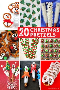 20 christmas pretzels that are easy to make and fun for the whole family