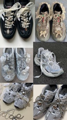 Bling Shoes, Denim Crafts, Sneaker Jewelry, Handbag Charms, Mode Inspo, Sneaker Heels