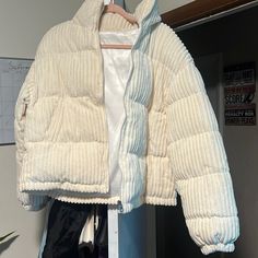 Brand New Never Worn Cozy Jacket, Color White, Jackets & Coats, Jackets For Women, Womens Sizes, Brand New, Women Shopping, White, Color