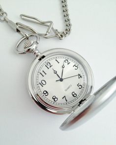 Groom Gift Idea, Mens Engraved Pocket Watch, Groomsmen Gift, First Fathers Day Gift Classic Pocket Watch With Subdials As Gift, Classic Pocket Watch With Stopwatch As Gift, Classic Pocket Watch With Stopwatch Feature As Gift, Classic Pocket Watch With Stopwatch Feature, Classic Watch Accessories With Stopwatch For Gifts, Classic Silver Stainless Steel Pocket Watch, Classic Silver Pocket Watch With Stopwatch, Classic Pocket Watch With Stopwatch And Round Dial, Groomsmen Gift Ideas