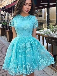 1. Material: satin, lace, tulle.2. Color: it can be in custom color, please contact us and tell us dress number, then we will send you more colors to choose.3, Size: can do both standard size and custom size. If you need do custom sized dresses, please send us following measurements or leave a note when place an order.bust______ cm/inchwaist______cm/inchhip:_______cm/inchdress length:_______cm/inchshoulder to shoulder :_______cm/inch (measured from back of shoulder)shoulder to bust :_______cm/in Prom Dress With Short Sleeves, Cheap Homecoming Dresses, Dress With Short Sleeves, A Line Shorts, Short Homecoming Dress, Custom Size Dresses, Short Prom Dress, Mothers Dresses, Handmade Dresses