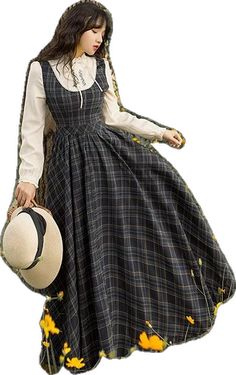 Fake Dress, Elegant Long Dress, Long Dress For Women, Medieval Costume, Dress Autumn, Party Gown, Plaid Dress, Lattice, Long Dress