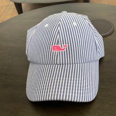 Vineyard Vines Baseball Cap Adjustable Nwot Vineyard Vines Hat, White Baseball Hat, Vineyard Vines Logo, Pink Baseball Hat, Pink Baseball Cap, Vineyard Vines Whale, Gardening Hat, Whale Logo, Mesh Hat