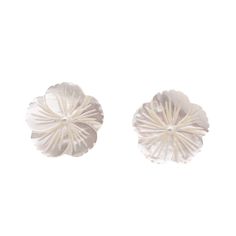 Elevate your style with these stunning Mother of Pearl Flower Ear Studs. Crafted with silver and gold plating, they exude a romantic and elegant vibe perfect for any special occasion. Experience the luxury and beauty of these exquisite earrings. Materials:  Mother of Pearl   925 Silver Silver Feminine Flower Earrings For Formal Occasions, White Sterling Silver Flower Earrings For Party, Elegant White Petal Flower Earrings, Silver Flower-shaped Bridal Earrings For Anniversary, Silver Flower Bridal Earrings For Anniversary, Feminine Silver Flower Earrings For Party, Silver Jewelry With 3d Flowers For Party, Elegant Silver Flower Bridal Earrings, Party Silver Jewelry With 3d Flowers