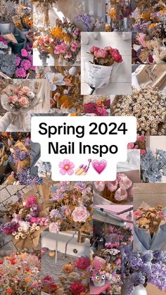 Get your nails ready for spring with this adorable yet easy nail idea for 2024! 🌸💅 #SpringNails #NailInspo #CuteNails #SimpleNailDesigns Cute Spring Nails, Simple Gel Nails, Pointed Nails, Seasonal Nails, Flower Nail Art, Strong Nails, Nails 2024, Simple Nail Designs